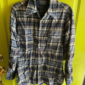 Flannel wool shirt